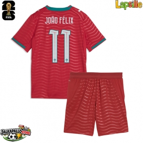 Portugali Joao Felix #11 Kotipaita Lapsille MM-kisat 2026 Lyhythihainen (+ shortsit)